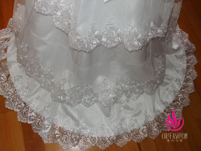 Orifashion HandmadeReal Custom Made Handmade Wedding Dress RC114